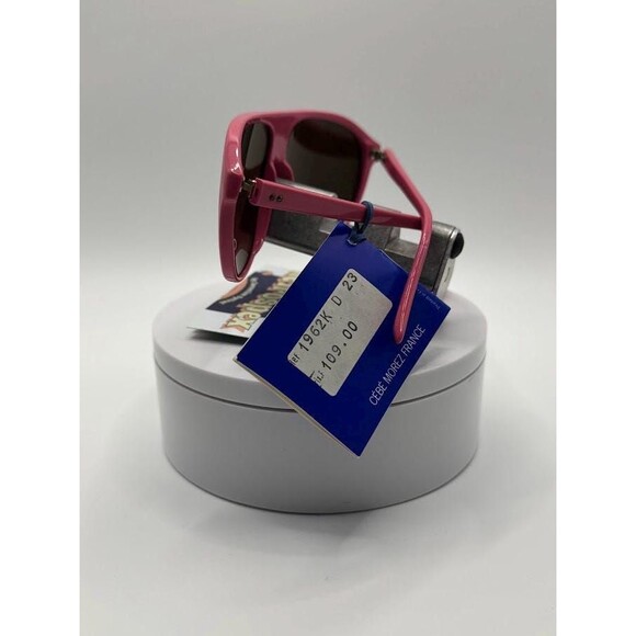 NWT Vintage Cebe Basic Sport Sunglasses | Model 1962K | PInk Plastic Aviator - Picture 6 of 10